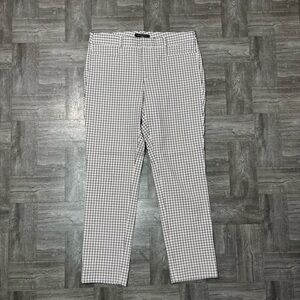 Women’s Banana Republic Sloan Dress Plaid Pants Size 8